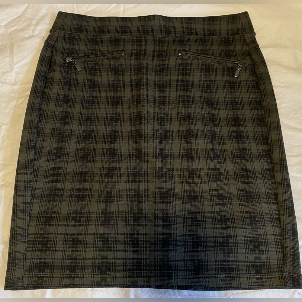 Liverpool Jeans Co. Plaid Pencil Skirt